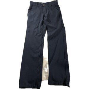 Mugsy Jeans Pants Mens Sz 28 x 29 Blue Zipper Fly Stretch Chino Morgans EUC